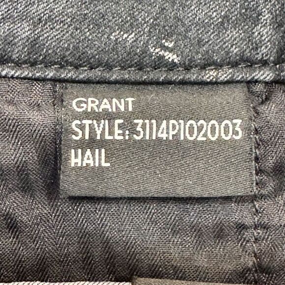 Monfrere Grant Skinny Hail Pants. Black/cream. Size 38. - Picture 8 of 10